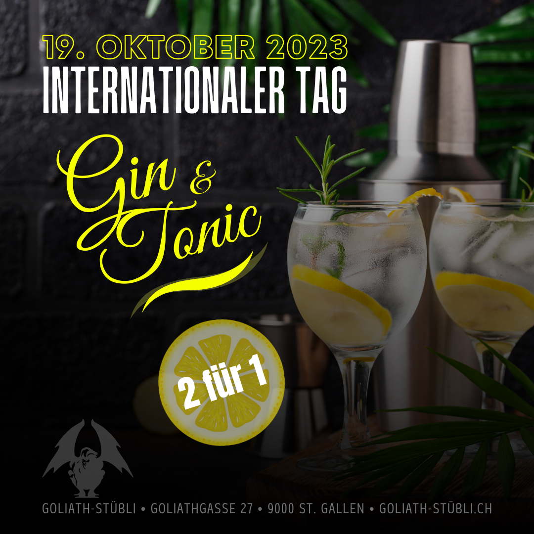 Internationaler Gin & Tonic Tag 2023 – Facebook-Beitrag