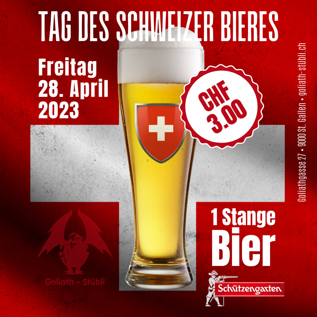 Tag des Schweizer Bieres 2023 – Facebook-Beitrag