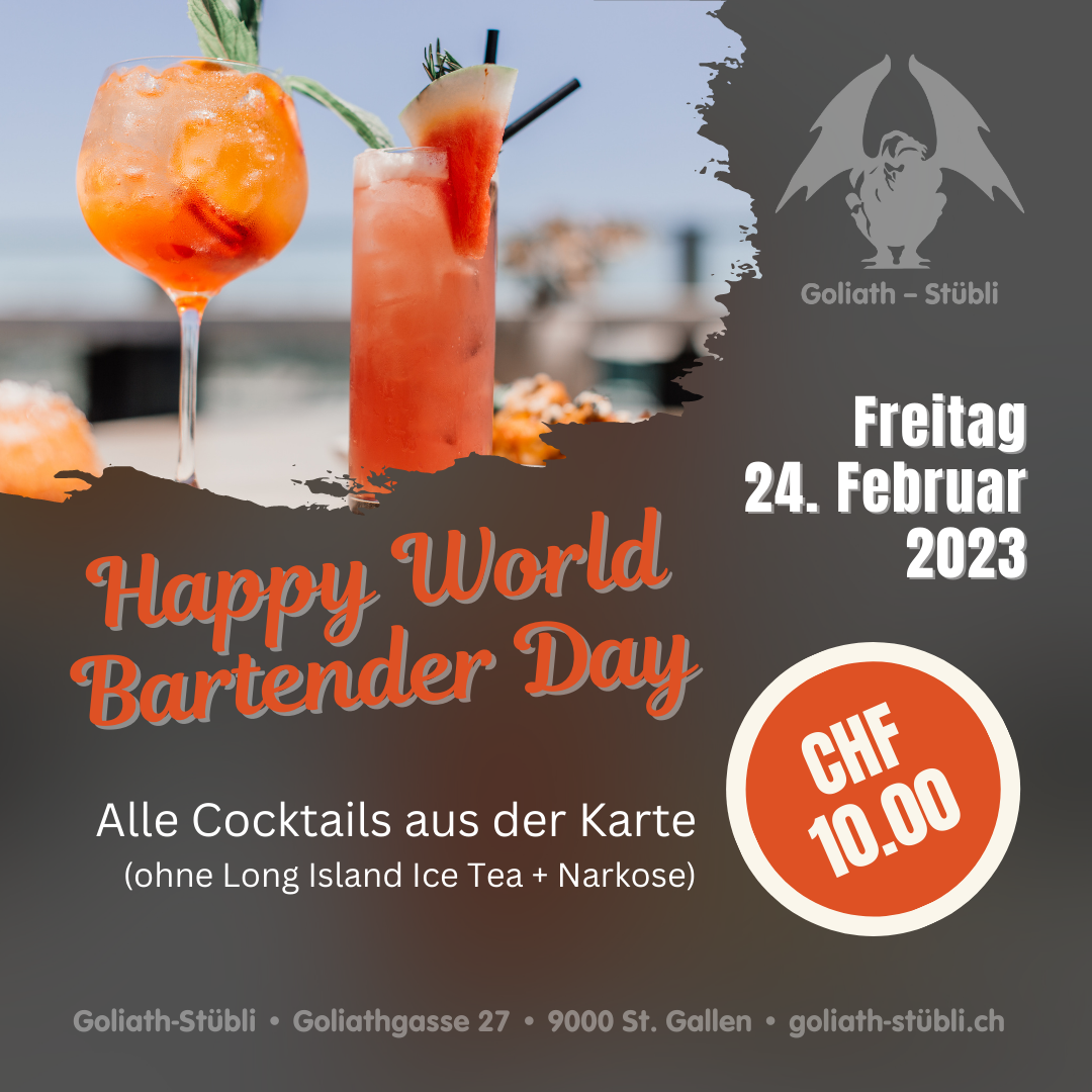 World Bartender Day 2023 (Facebook-Beitrag)