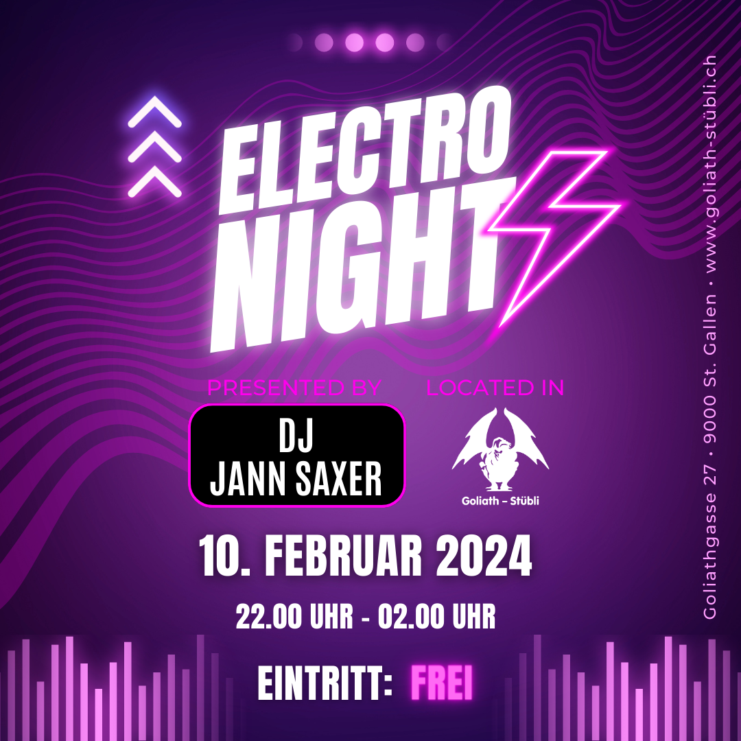 Electro Night (Instagram Post)