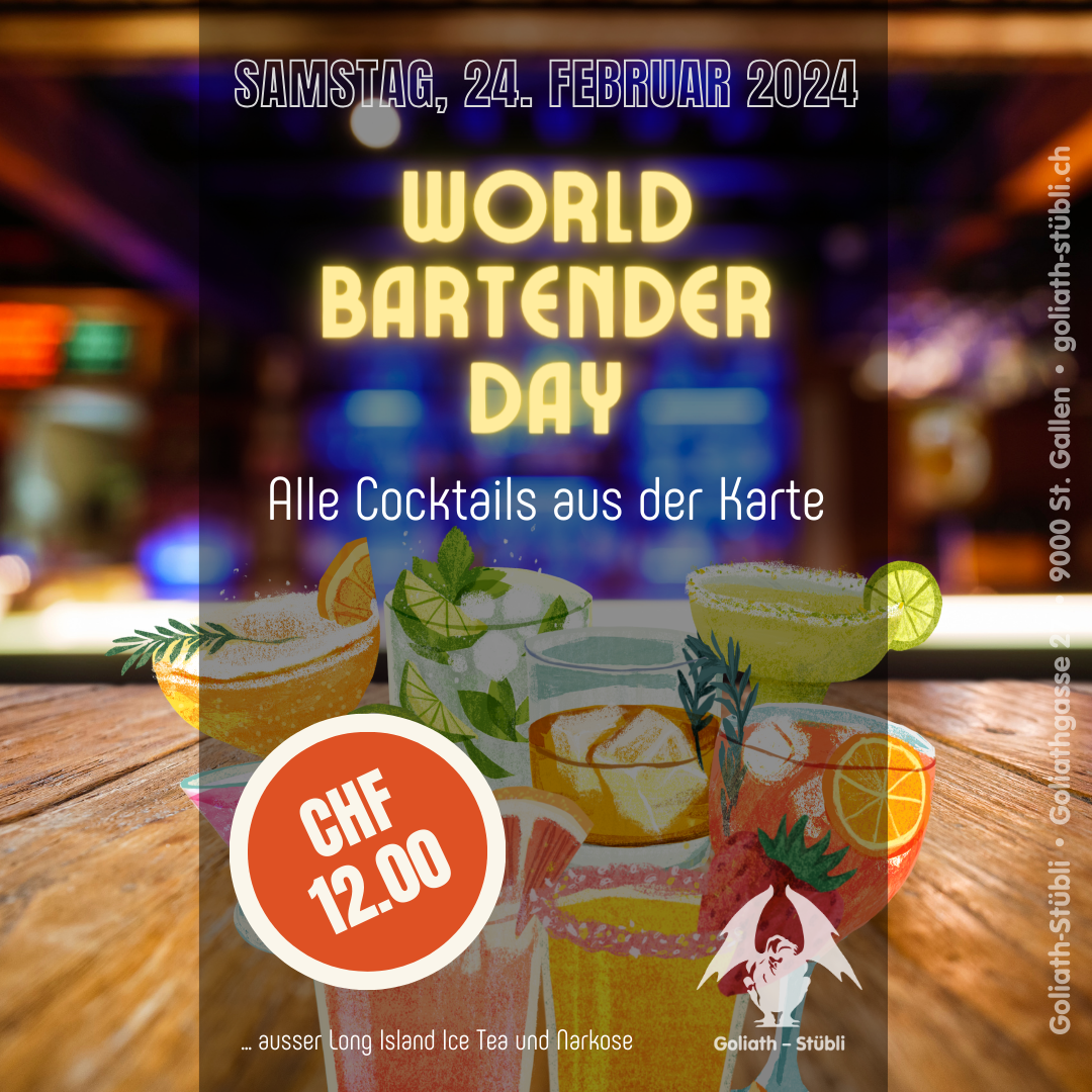 World Bartender Day 2024 (Quadrat)
