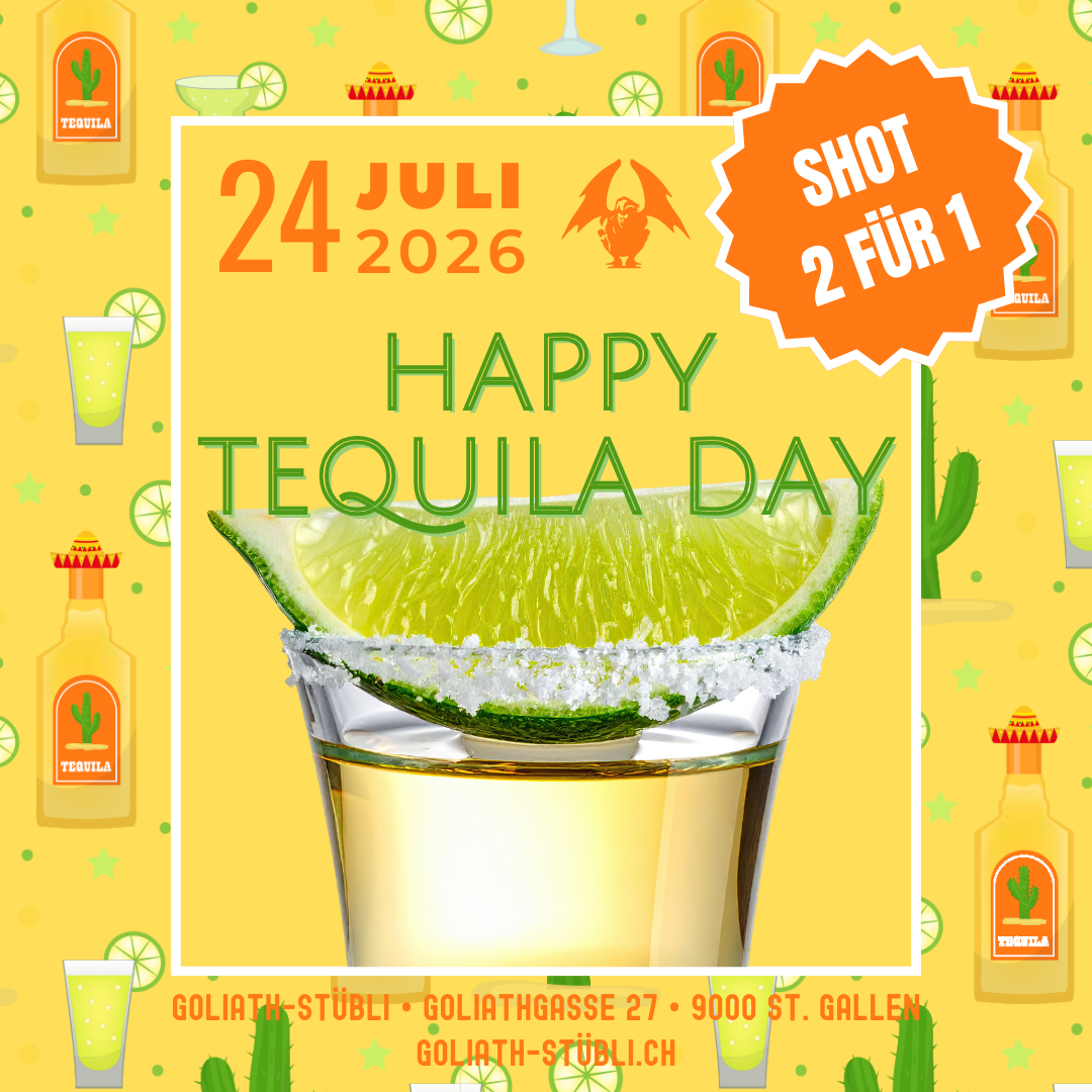 Happy Tequila Day 2026 (Quadrat)