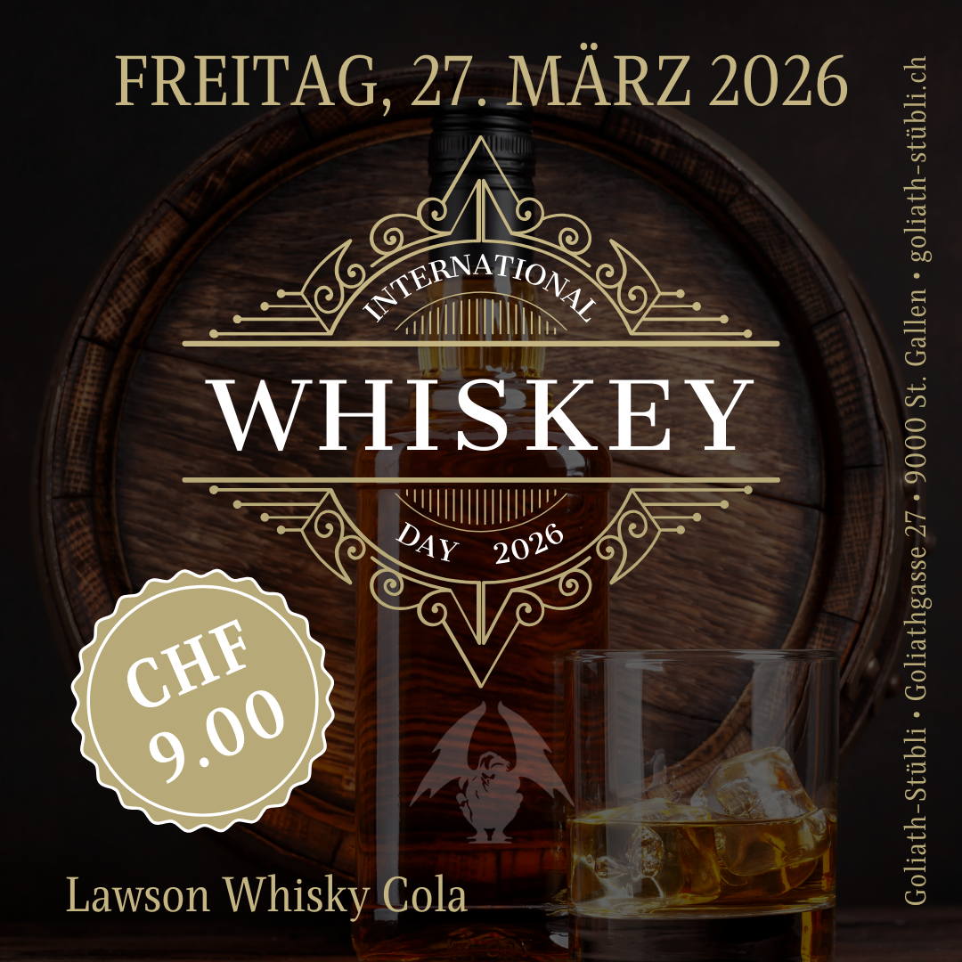 International Whiskey Day 2026 (Quadrat)