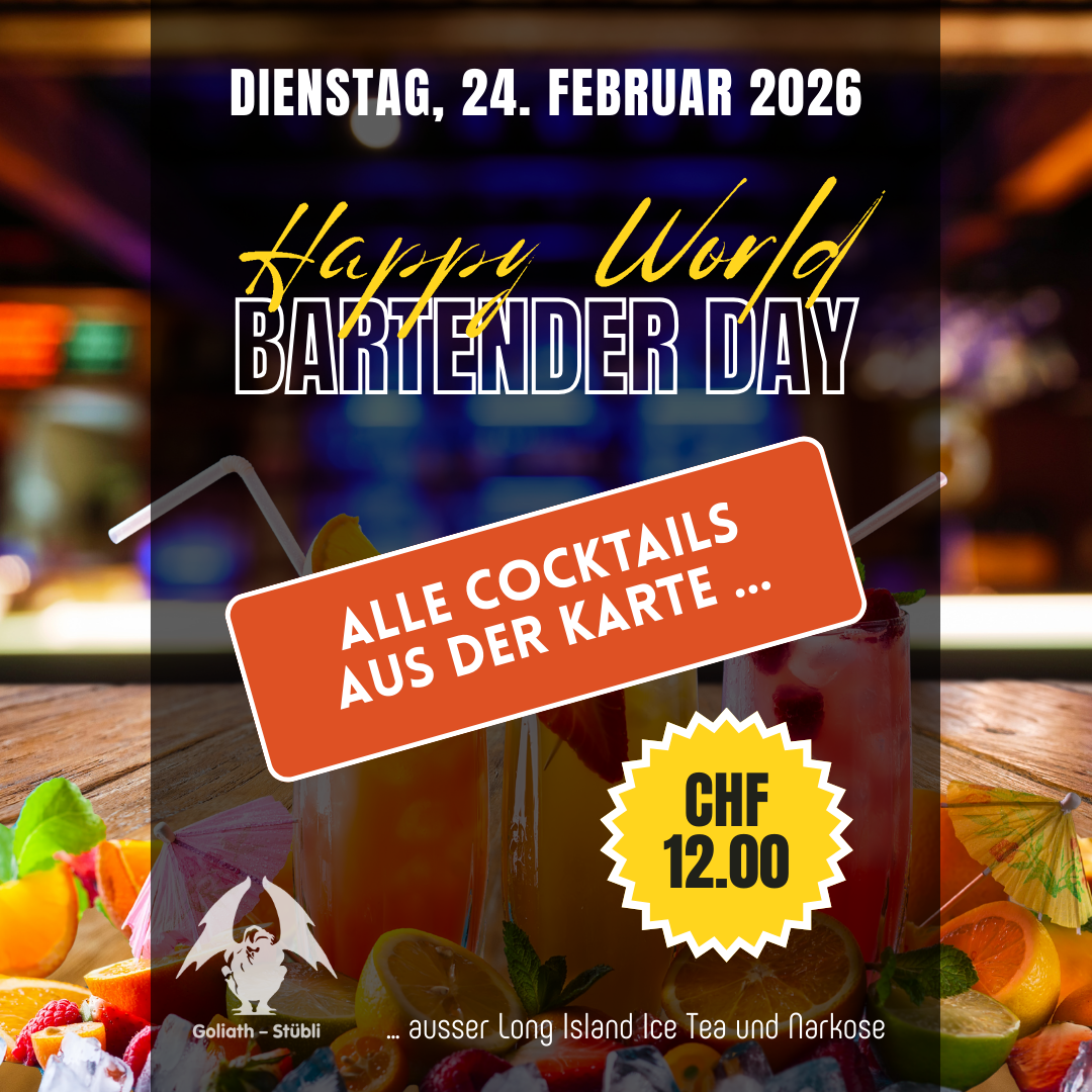 World Bartender Day 2026 (Quadrat)